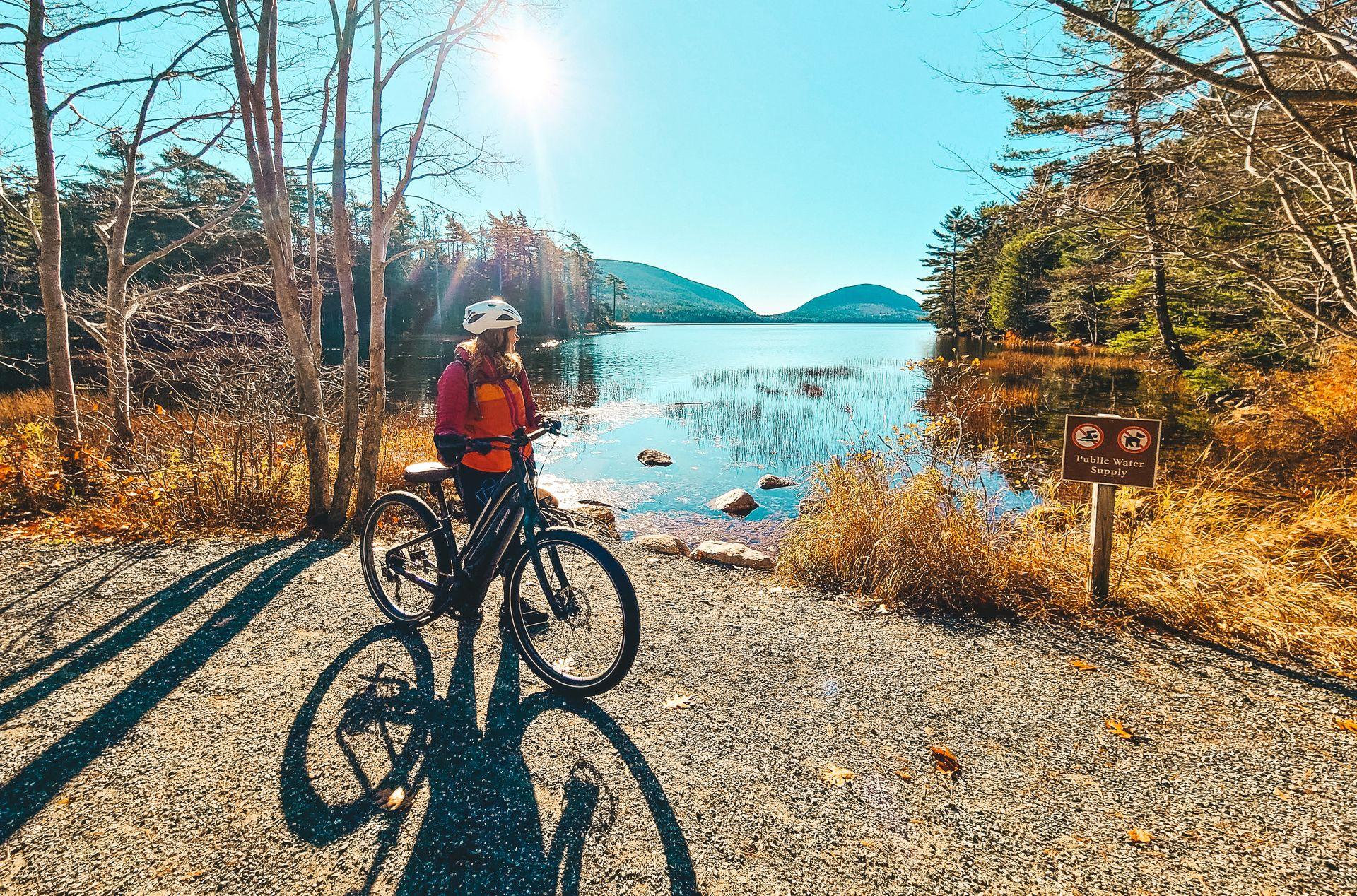 acadia mountain biking