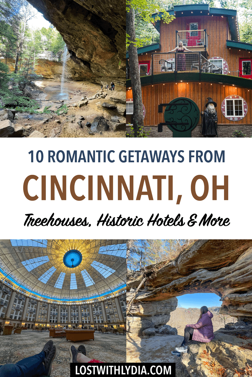 Use this list of romantic getaways from Cincinnati to plan a fun trip! These ideas are perfect for outdoorsy couples.