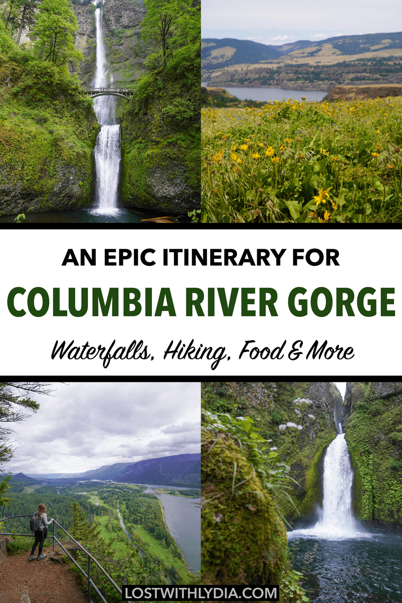 Plan an epic road trip with this Columbia River Gorge itinerary! Discover epic waterfalls and get all the best tips for visiting Columbia River Gorge.