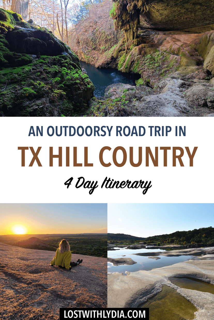 Take an epic Texas Hill Country road trip using this itinerary! Enjoy some of the best hiking in Hill Country, explore the cutest Hill Country towns, and more.