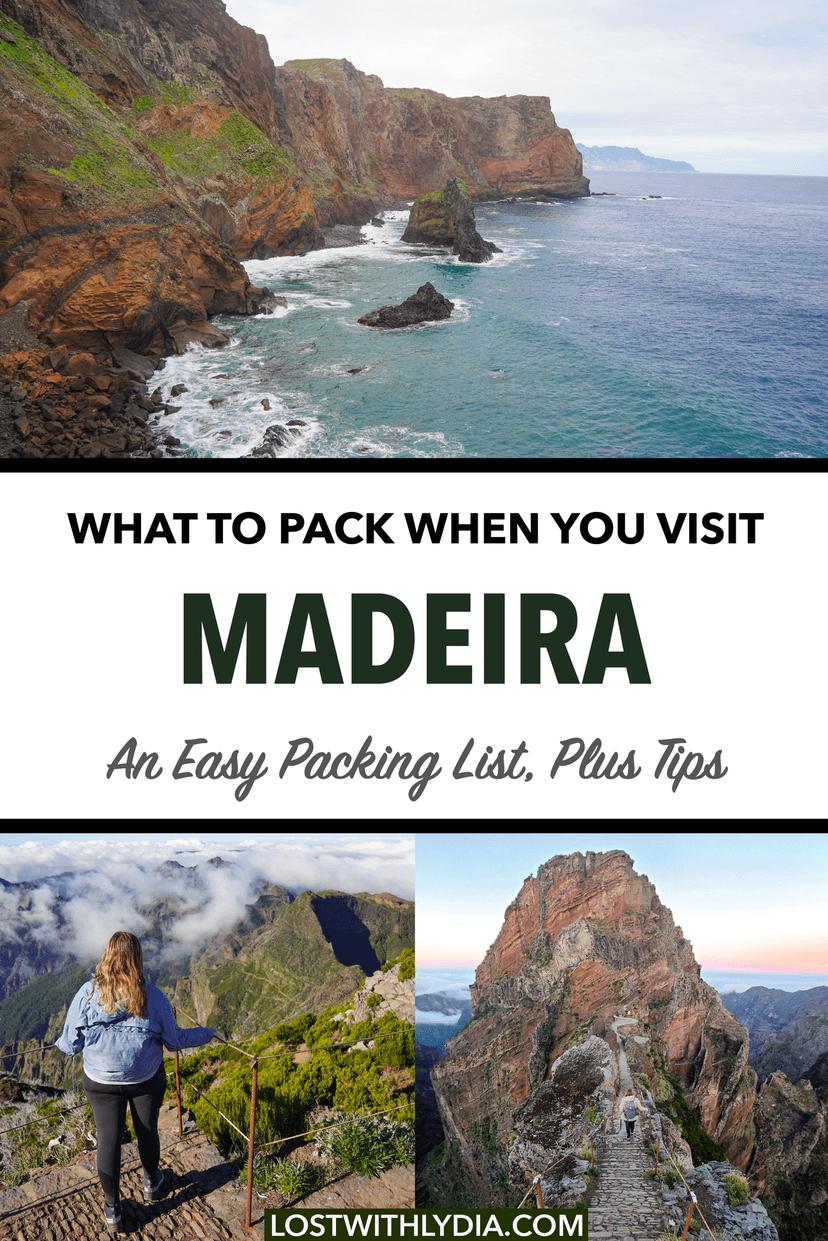 Learn exactly what to pack for Madeira so that you can have a stress-free trip! Plus, learn helpful tips for visiting Madeira.