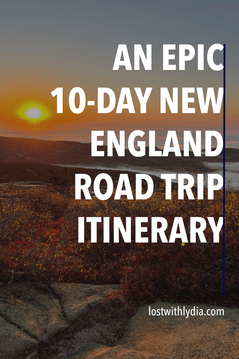 Use this epic 10-day New England road trip itinerary to plan a memorable road trip! This itinerary covers all 6 Northeast states and is full of hiking and more.