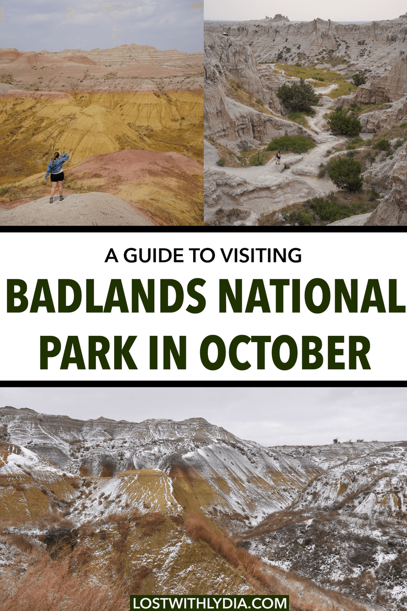 Learn what it’s like to visit Badlands National Park in the fall! This guide includes the best things to do, hiking trails, weather tips and more.