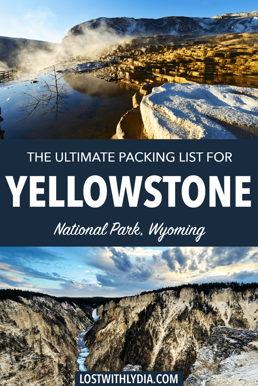 Use this Yellowstone packing list to finish planning your trip to America's first national park! Plus, get tips for a seamless Yellowstone trip.