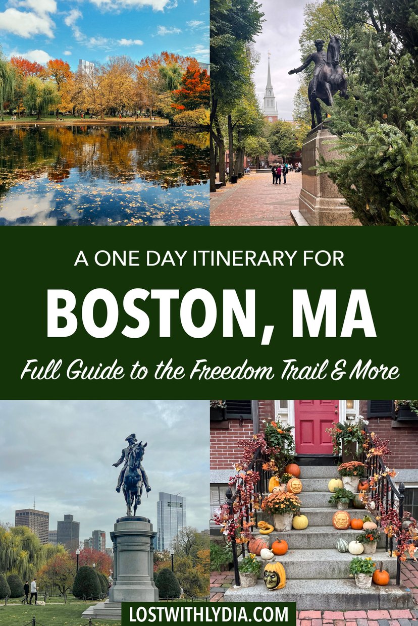 Find out how to spend one day in Boston! This blog includes a guide to walking The Freedom Trail, the best food in Boston and tips for visiting.