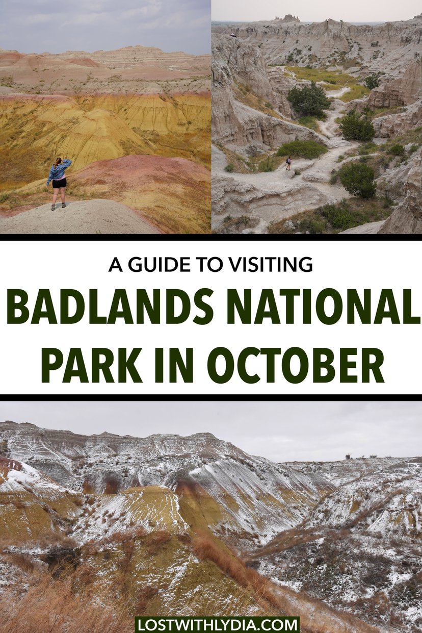 Learn what it’s like to visit Badlands National Park in the fall! This guide includes the best things to do, hiking trails, weather tips and more.
