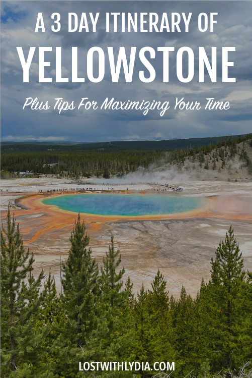 Get the perfect itinerary for 3 days in Yellowstone! This guide includes where to stay in Yellowstone, the best things to do in Yellowstone. and more.