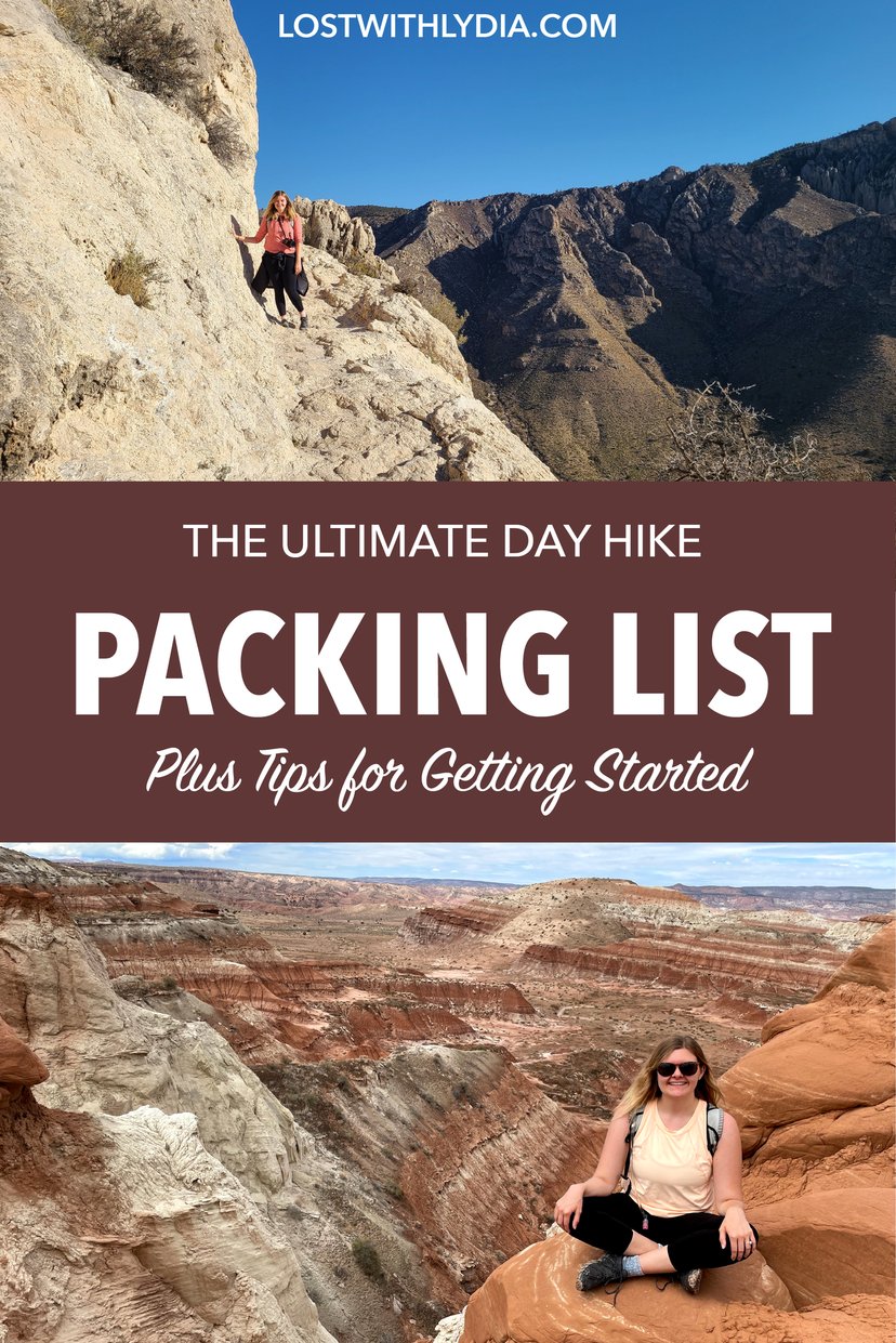 Be prepared for your next hike with these hiking gear recommendations! Learn what to pack for a day hike and be prepared with the proper hiking essentials.
