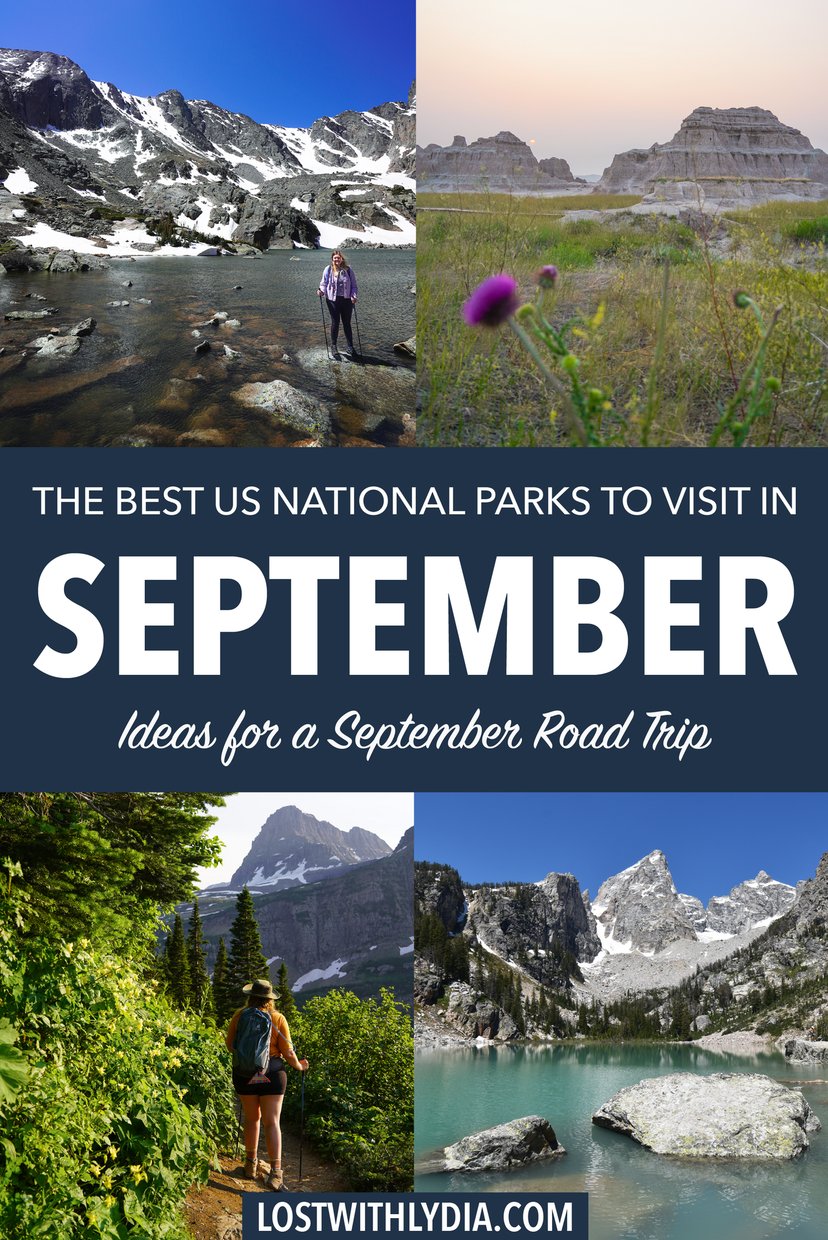 Learn about the best US national parks to visit in September! Discover fall foliage, great hiking temperatures and fewer crowds in these amazing parks.